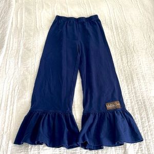 VEUC Matilda Jane big ruffles, size 6, navy